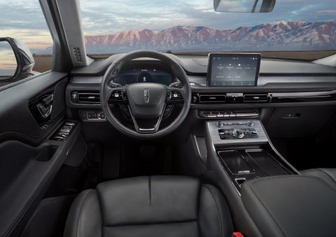The interior of a Lincoln Aviator® SUV is shown | Pinnacle Lincoln in Nicholasville KY